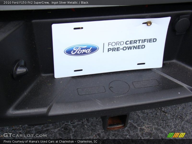 Ingot Silver Metallic / Black 2010 Ford F150 FX2 SuperCrew