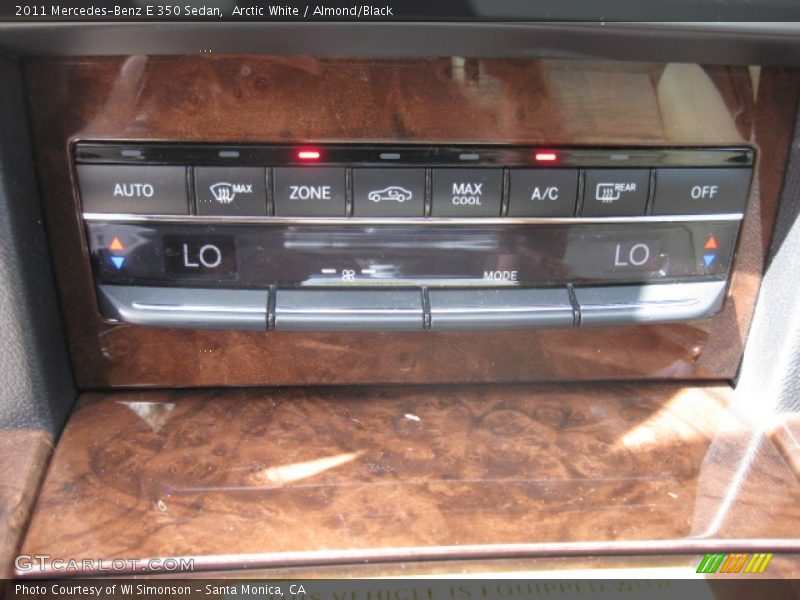 Arctic White / Almond/Black 2011 Mercedes-Benz E 350 Sedan