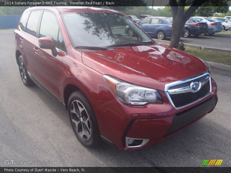 Venetian Red Pearl / Black 2014 Subaru Forester 2.0XT Touring