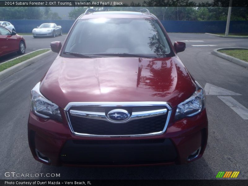 Venetian Red Pearl / Black 2014 Subaru Forester 2.0XT Touring