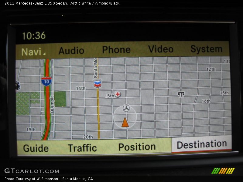 Arctic White / Almond/Black 2011 Mercedes-Benz E 350 Sedan