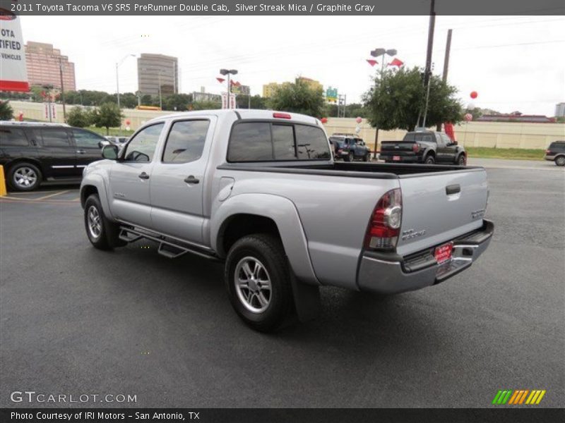 Silver Streak Mica / Graphite Gray 2011 Toyota Tacoma V6 SR5 PreRunner Double Cab