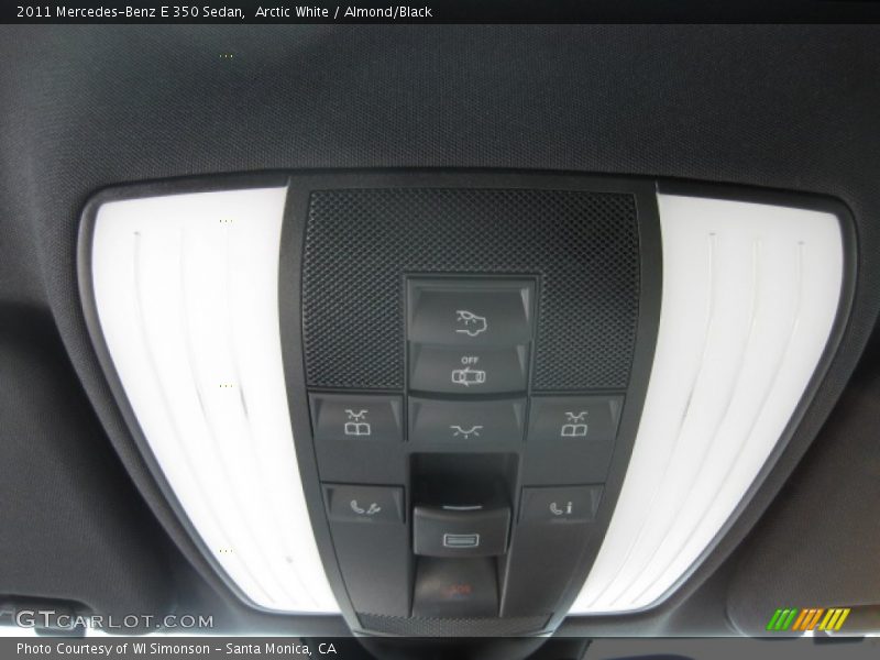 Arctic White / Almond/Black 2011 Mercedes-Benz E 350 Sedan
