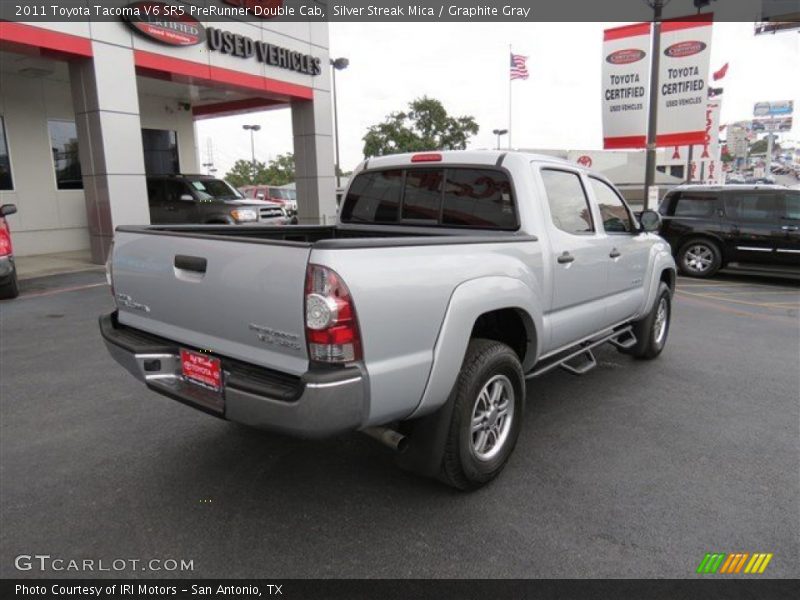 Silver Streak Mica / Graphite Gray 2011 Toyota Tacoma V6 SR5 PreRunner Double Cab