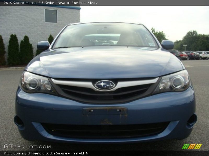 Newport Blue Pearl / Ivory 2010 Subaru Impreza 2.5i Sedan