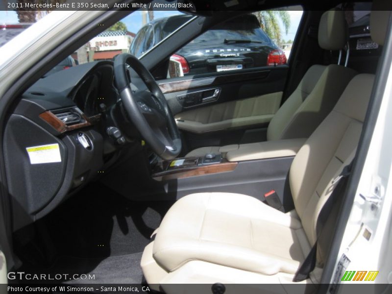 Arctic White / Almond/Black 2011 Mercedes-Benz E 350 Sedan