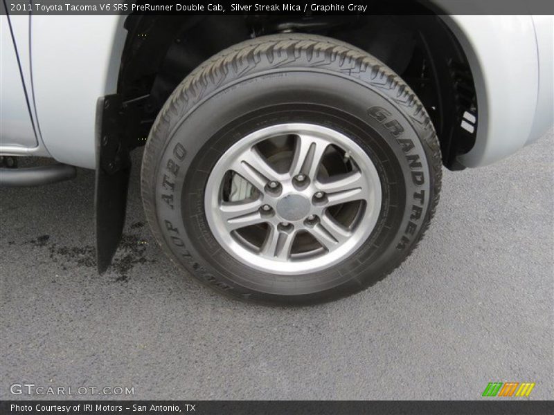 Silver Streak Mica / Graphite Gray 2011 Toyota Tacoma V6 SR5 PreRunner Double Cab