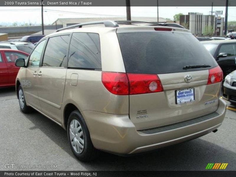 Desert Sand Mica / Taupe 2009 Toyota Sienna LE