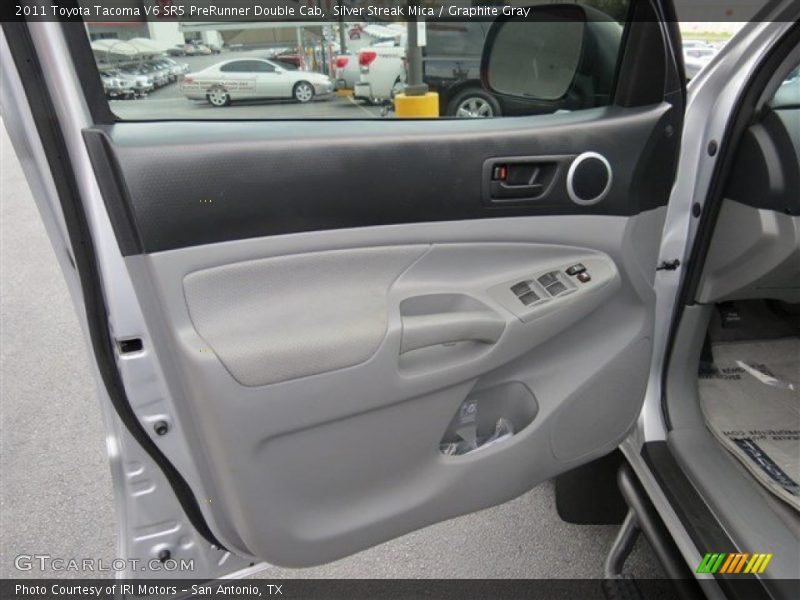 Silver Streak Mica / Graphite Gray 2011 Toyota Tacoma V6 SR5 PreRunner Double Cab