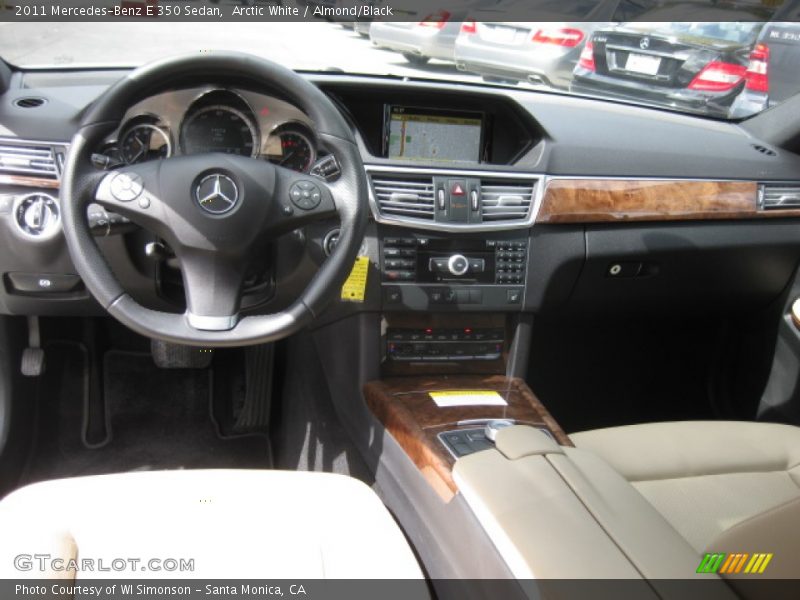 Arctic White / Almond/Black 2011 Mercedes-Benz E 350 Sedan