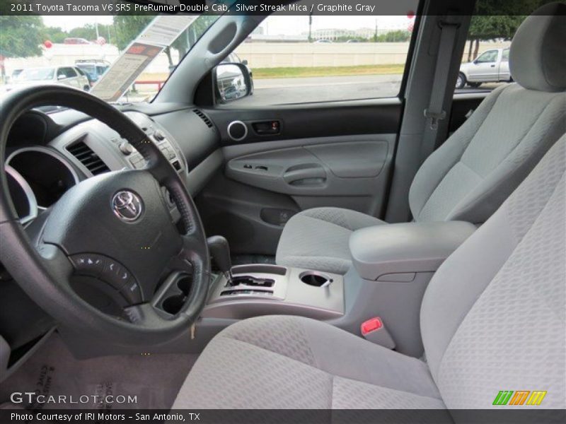 Silver Streak Mica / Graphite Gray 2011 Toyota Tacoma V6 SR5 PreRunner Double Cab