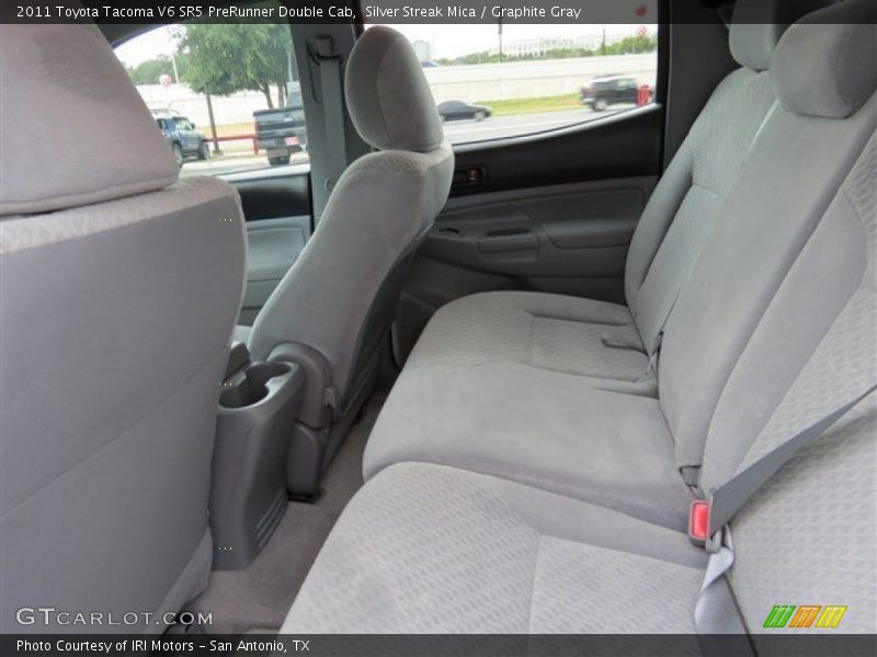 Silver Streak Mica / Graphite Gray 2011 Toyota Tacoma V6 SR5 PreRunner Double Cab