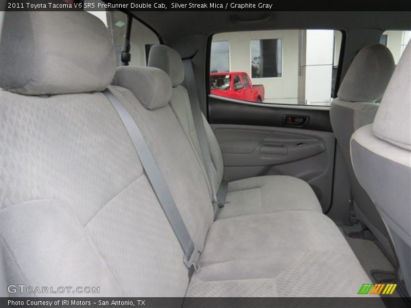 Silver Streak Mica / Graphite Gray 2011 Toyota Tacoma V6 SR5 PreRunner Double Cab