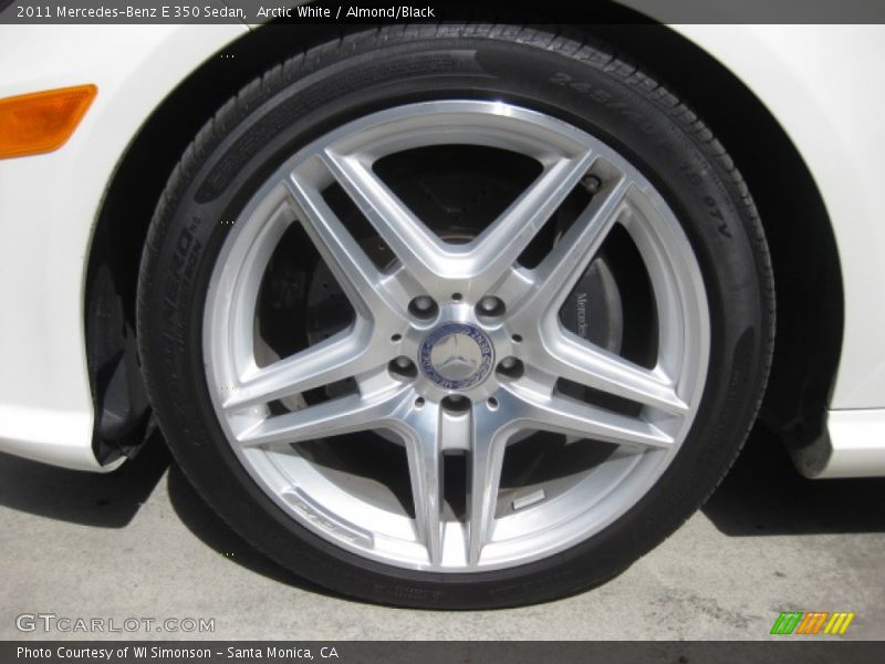 Arctic White / Almond/Black 2011 Mercedes-Benz E 350 Sedan