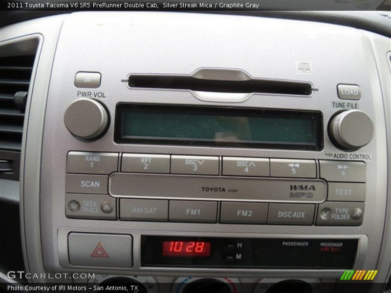 Silver Streak Mica / Graphite Gray 2011 Toyota Tacoma V6 SR5 PreRunner Double Cab