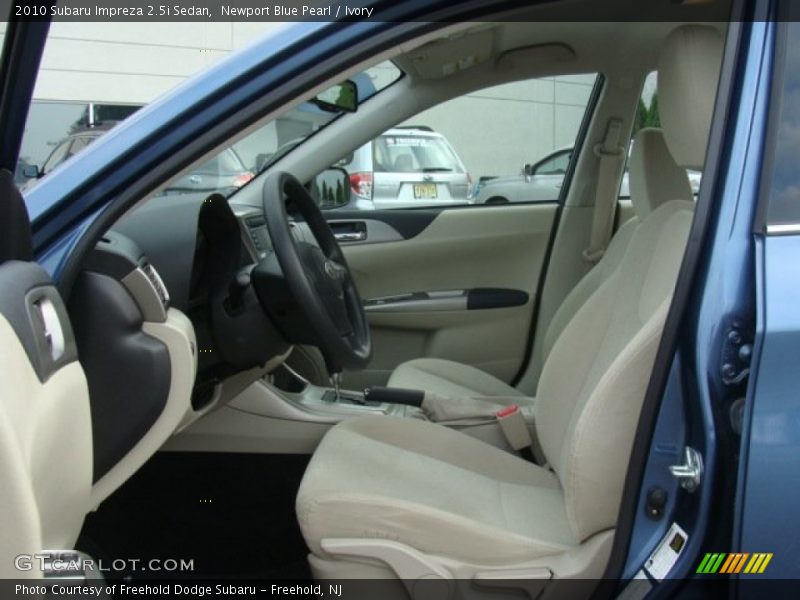 Newport Blue Pearl / Ivory 2010 Subaru Impreza 2.5i Sedan