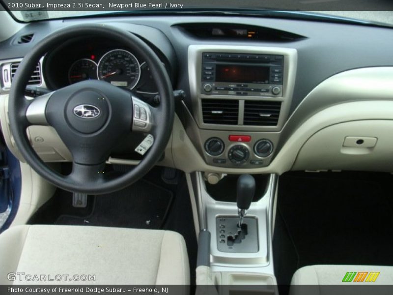 Newport Blue Pearl / Ivory 2010 Subaru Impreza 2.5i Sedan