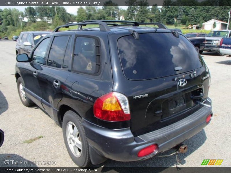 Black Obsidian / Gray 2002 Hyundai Santa Fe GLS AWD