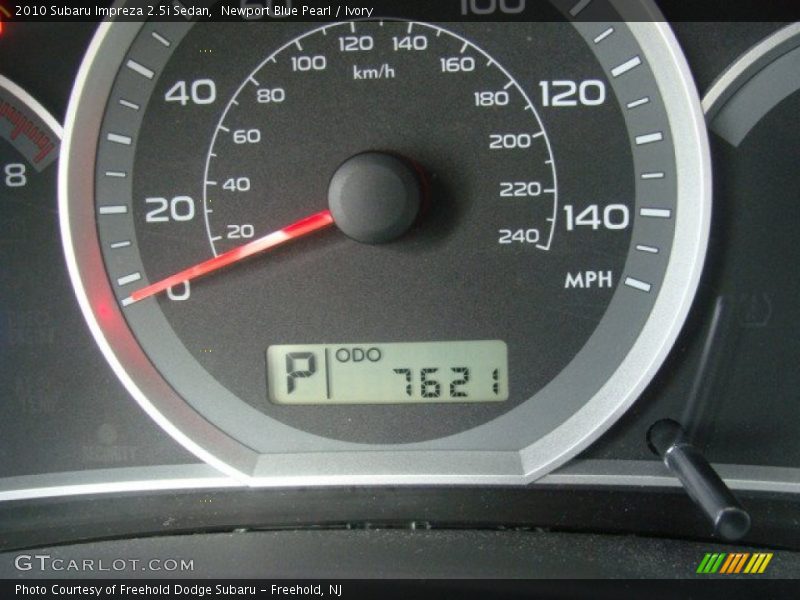 Newport Blue Pearl / Ivory 2010 Subaru Impreza 2.5i Sedan