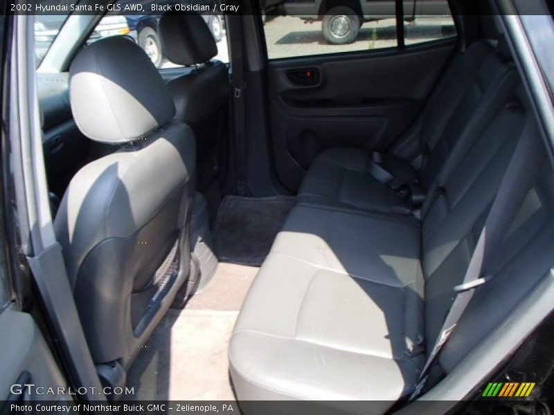 Black Obsidian / Gray 2002 Hyundai Santa Fe GLS AWD