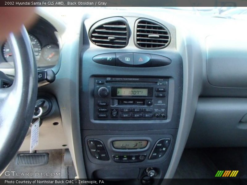 Black Obsidian / Gray 2002 Hyundai Santa Fe GLS AWD