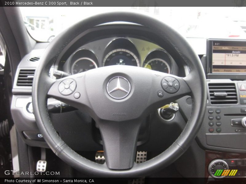 Black / Black 2010 Mercedes-Benz C 300 Sport