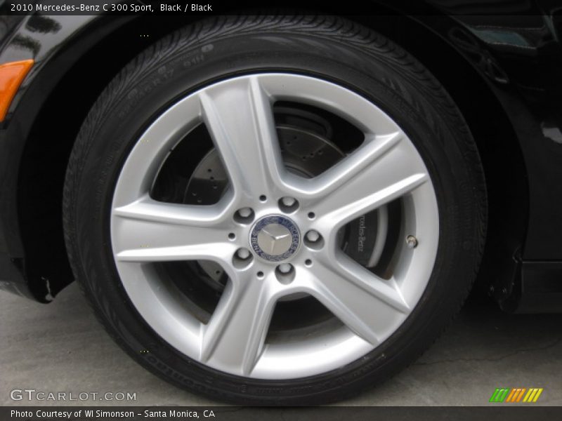 Black / Black 2010 Mercedes-Benz C 300 Sport