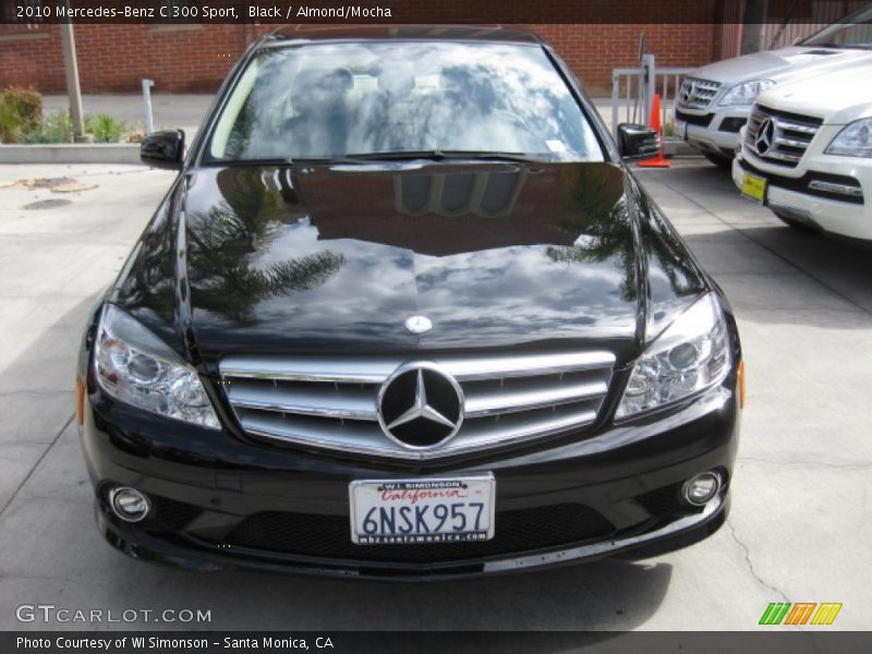 Black / Almond/Mocha 2010 Mercedes-Benz C 300 Sport