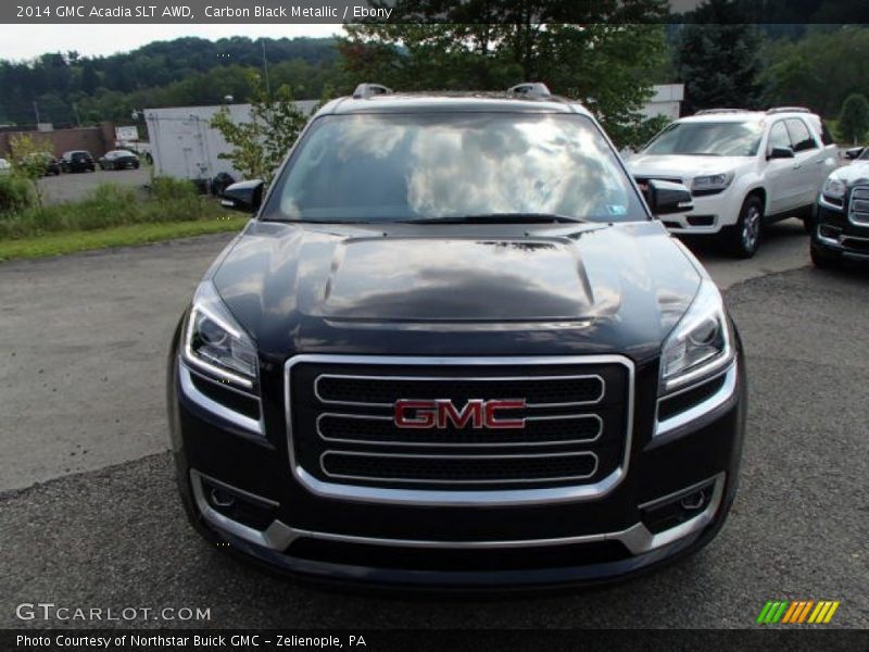 Carbon Black Metallic / Ebony 2014 GMC Acadia SLT AWD