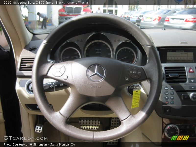 Black / Almond/Mocha 2010 Mercedes-Benz C 300 Sport