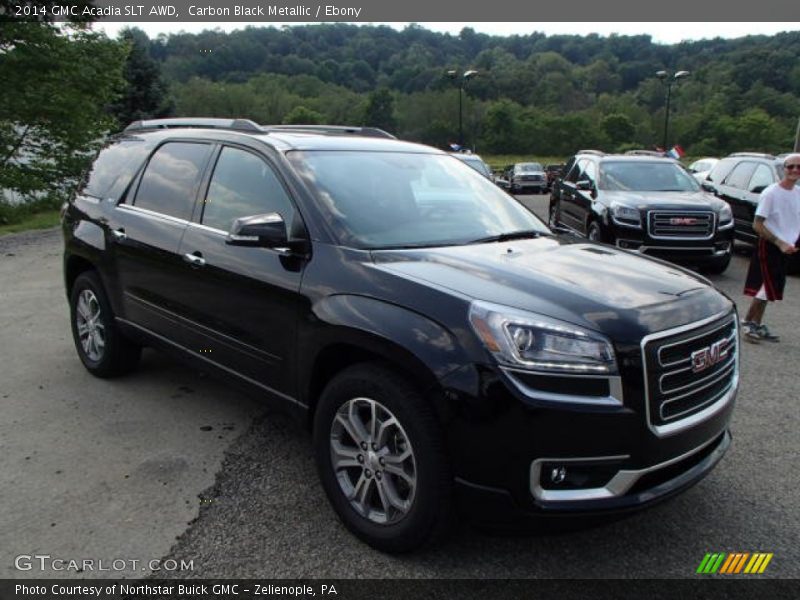 Carbon Black Metallic / Ebony 2014 GMC Acadia SLT AWD