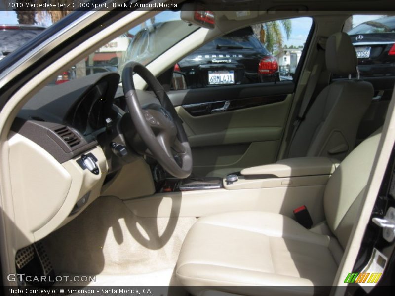 Black / Almond/Mocha 2010 Mercedes-Benz C 300 Sport