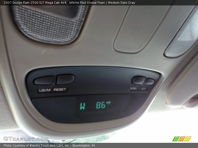 Inferno Red Crystal Pearl / Medium Slate Gray 2007 Dodge Ram 2500 SLT Mega Cab 4x4