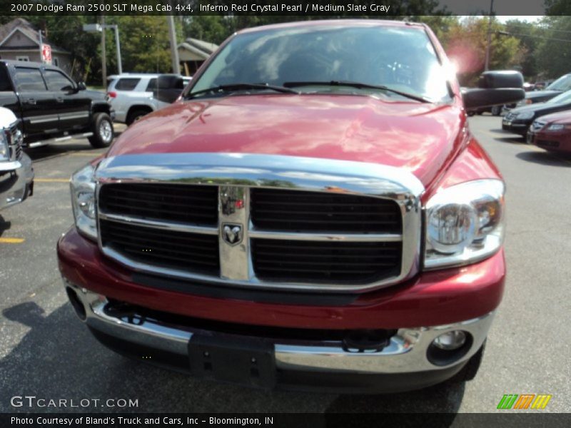 Inferno Red Crystal Pearl / Medium Slate Gray 2007 Dodge Ram 2500 SLT Mega Cab 4x4