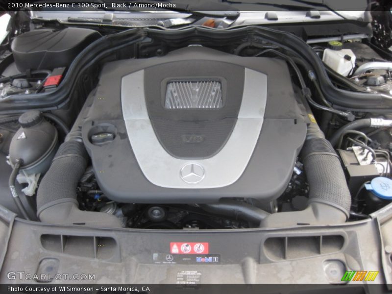 Black / Almond/Mocha 2010 Mercedes-Benz C 300 Sport