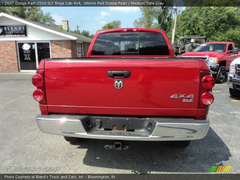 Inferno Red Crystal Pearl / Medium Slate Gray 2007 Dodge Ram 2500 SLT Mega Cab 4x4