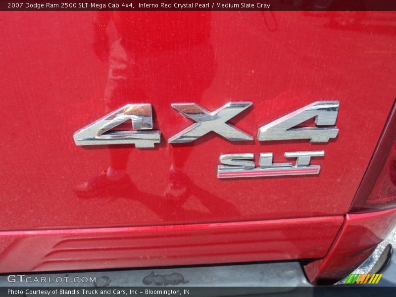 Inferno Red Crystal Pearl / Medium Slate Gray 2007 Dodge Ram 2500 SLT Mega Cab 4x4