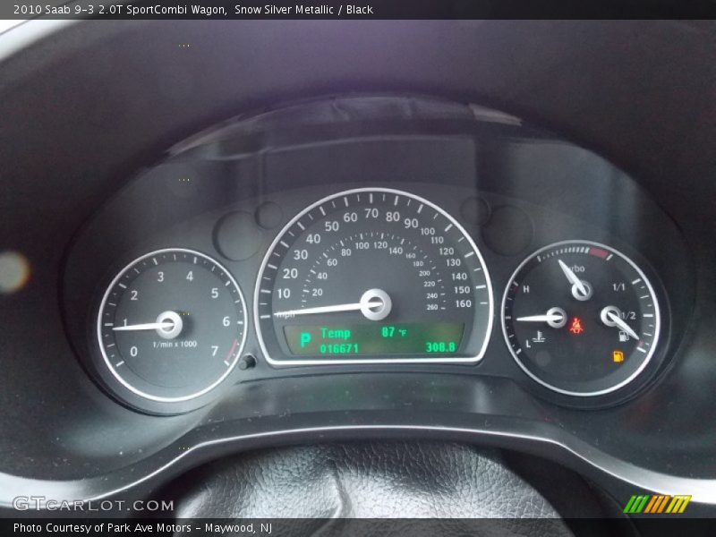  2010 9-3 2.0T SportCombi Wagon 2.0T SportCombi Wagon Gauges