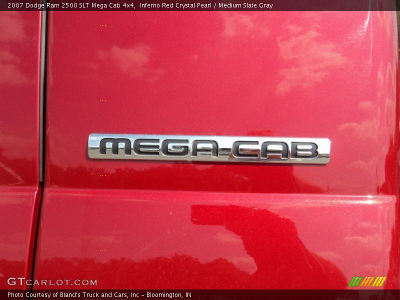 Inferno Red Crystal Pearl / Medium Slate Gray 2007 Dodge Ram 2500 SLT Mega Cab 4x4