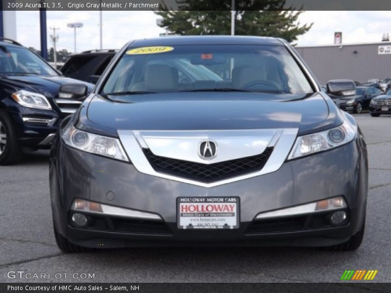 Grigio Gray Metallic / Parchment 2009 Acura TL 3.5