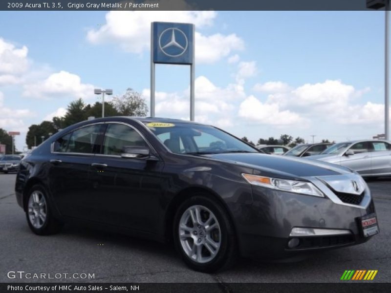 Grigio Gray Metallic / Parchment 2009 Acura TL 3.5