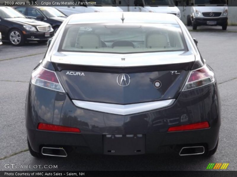 Grigio Gray Metallic / Parchment 2009 Acura TL 3.5