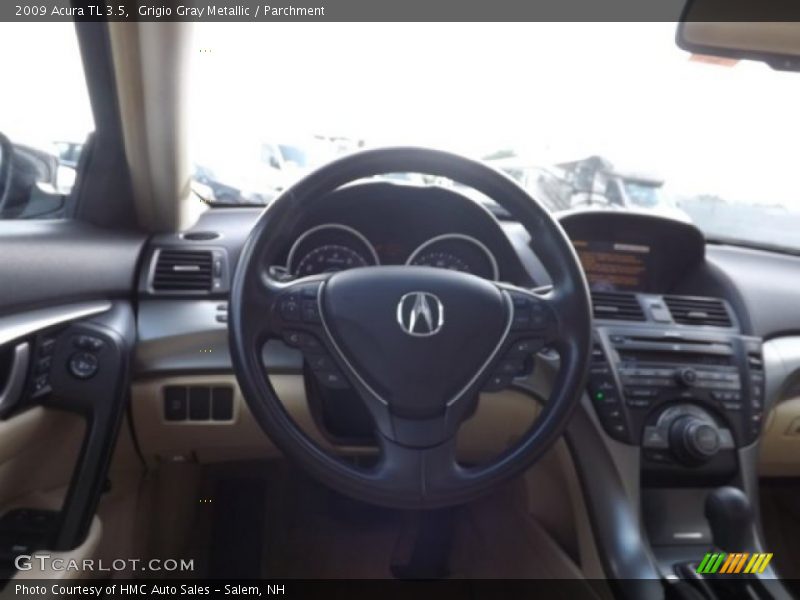 Grigio Gray Metallic / Parchment 2009 Acura TL 3.5