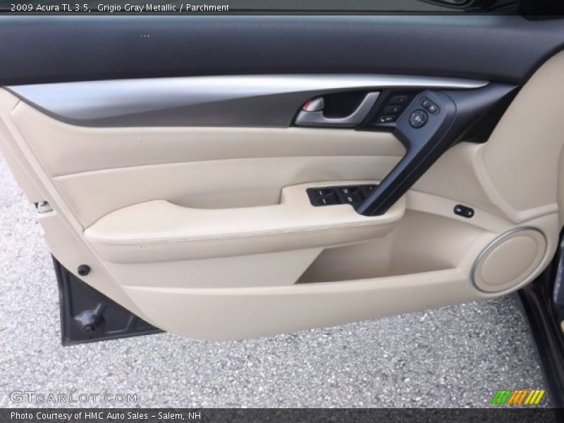Grigio Gray Metallic / Parchment 2009 Acura TL 3.5