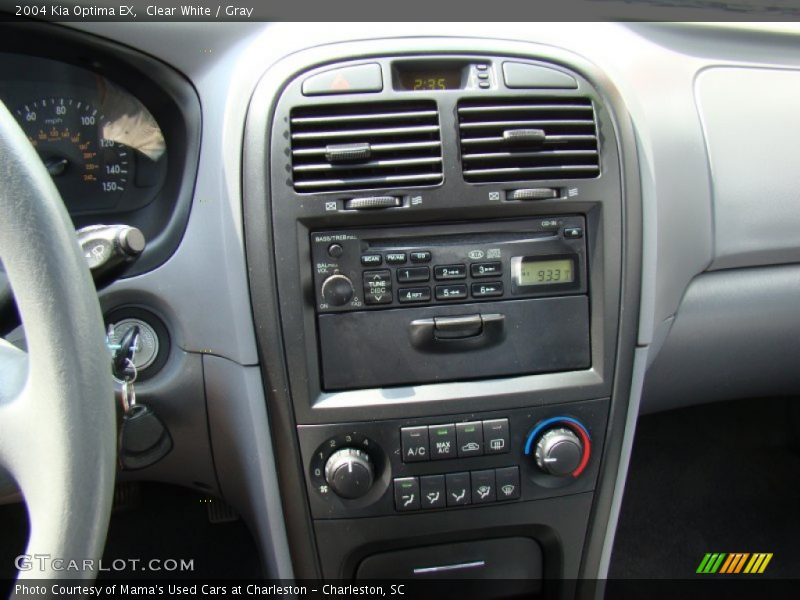 Clear White / Gray 2004 Kia Optima EX