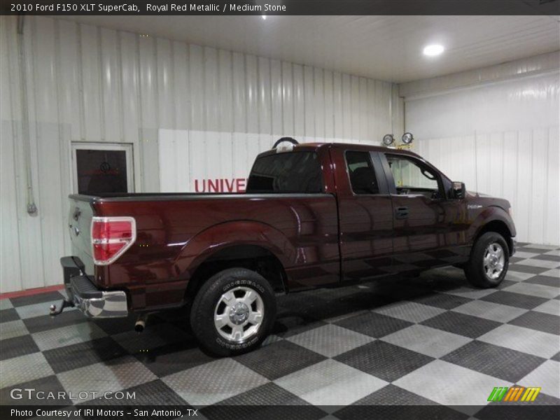 Royal Red Metallic / Medium Stone 2010 Ford F150 XLT SuperCab