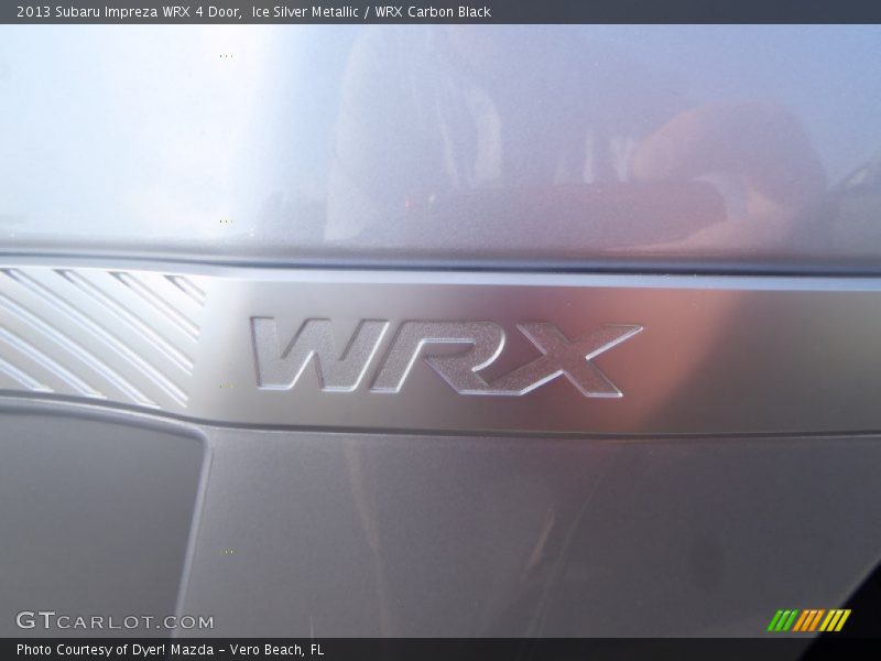 Ice Silver Metallic / WRX Carbon Black 2013 Subaru Impreza WRX 4 Door