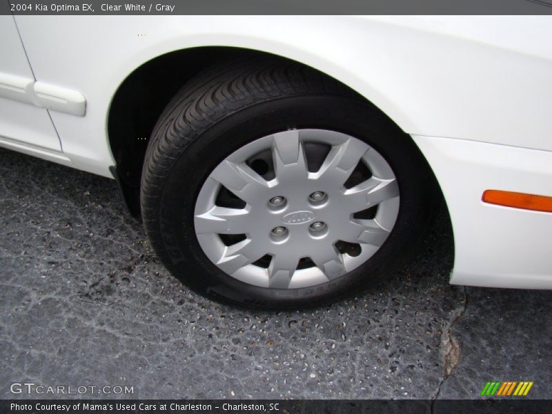 Clear White / Gray 2004 Kia Optima EX