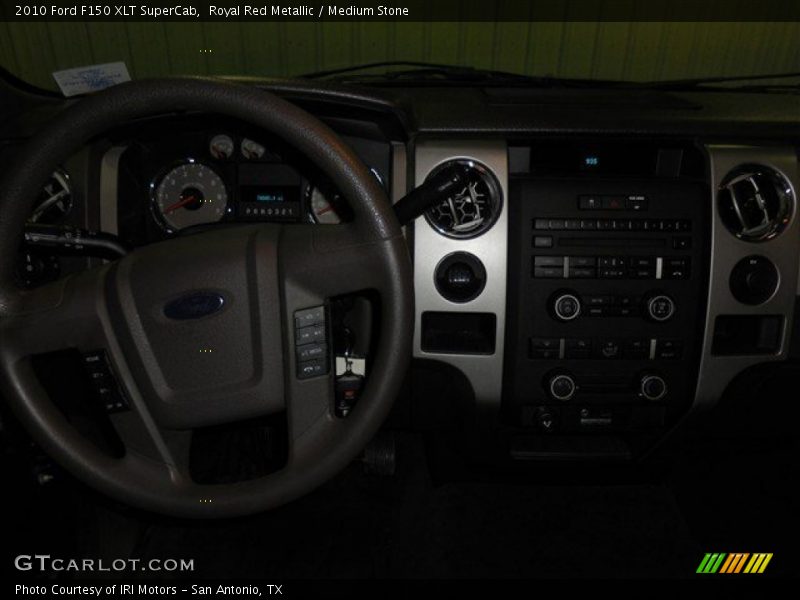 Royal Red Metallic / Medium Stone 2010 Ford F150 XLT SuperCab
