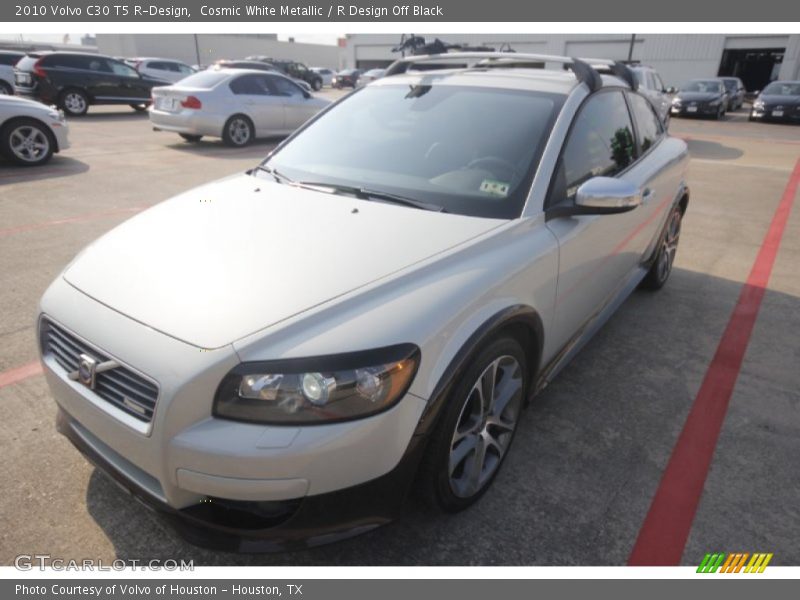 Cosmic White Metallic / R Design Off Black 2010 Volvo C30 T5 R-Design